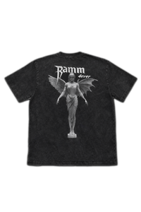 Fallen Angel t-shirt in vintage streetwear style with a large back print, shown in a clean product view.